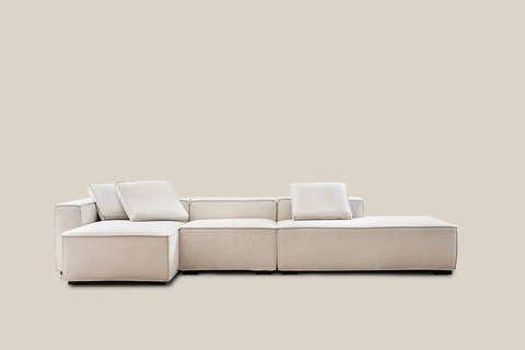 Celine Sofa L Shaped White Left